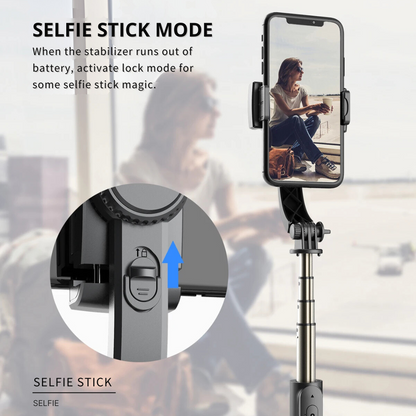 Smartphone Gimbal Selfie Stick Tripod