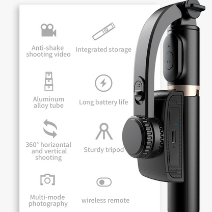 Smartphone Gimbal Selfie Stick Tripod