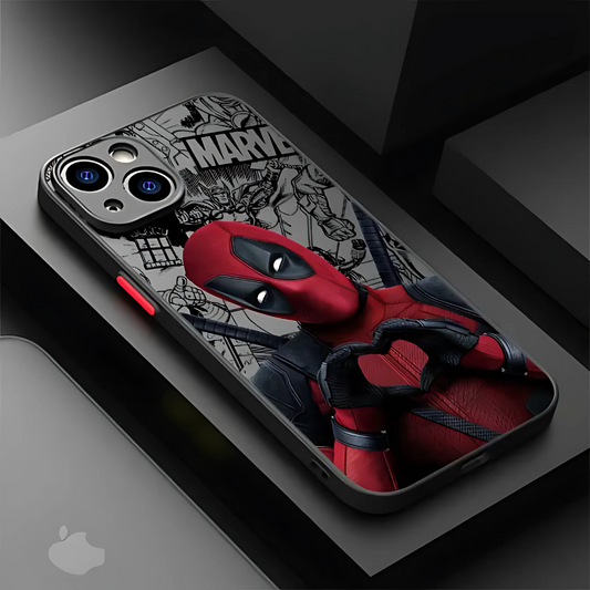 Deadpool Matte Hard iPhone Case