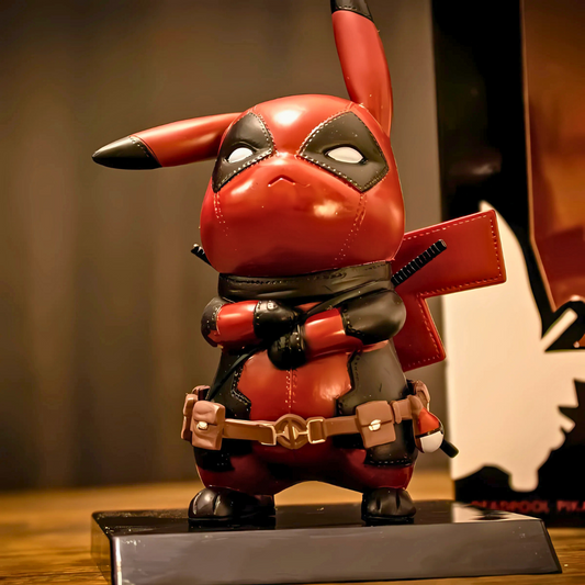 Pikachu Deadpool Crossover Figure