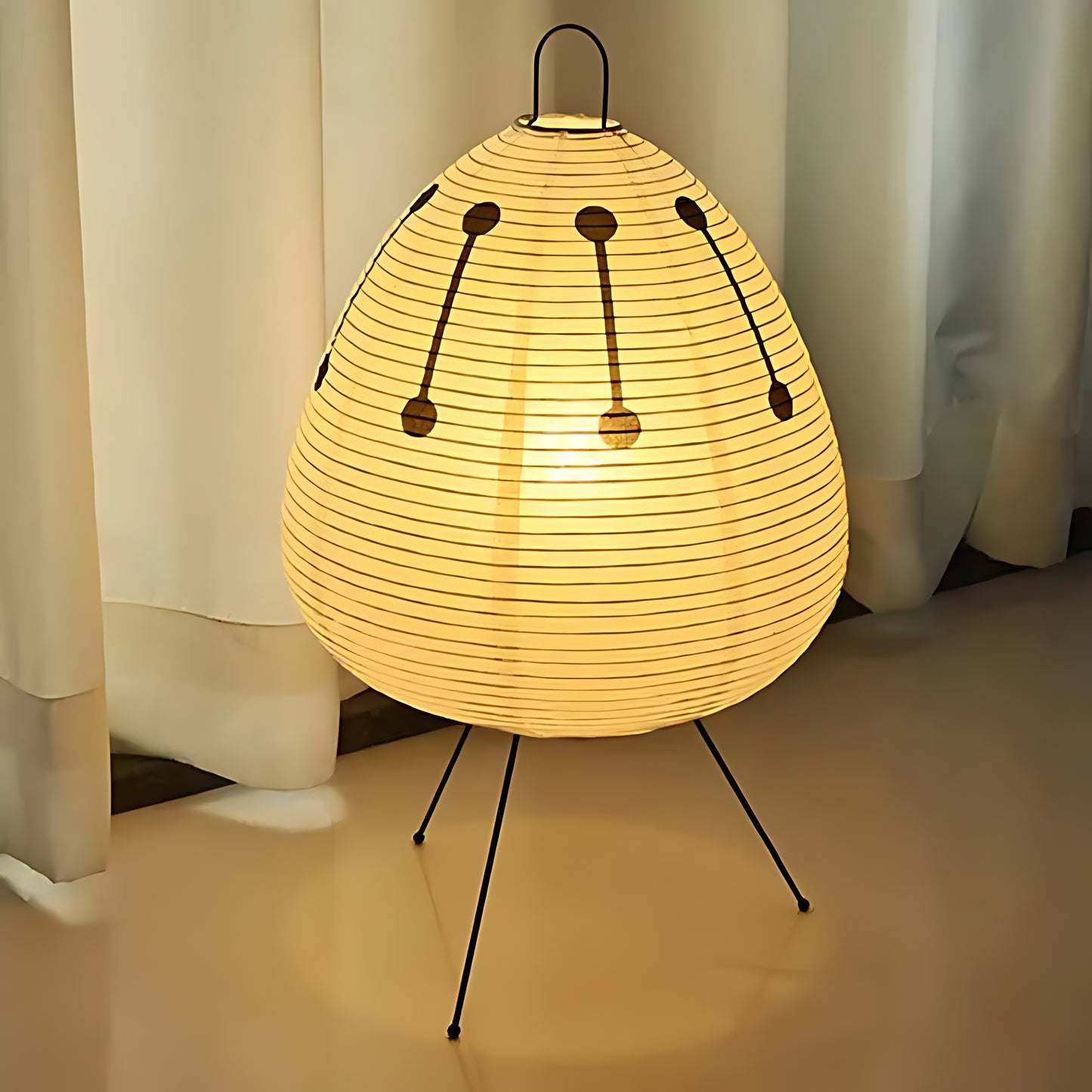 Japanese Rice Paper Table Lamp