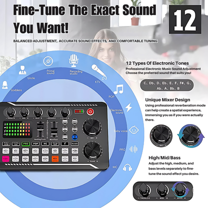 Live Sound Card and Audio Interface