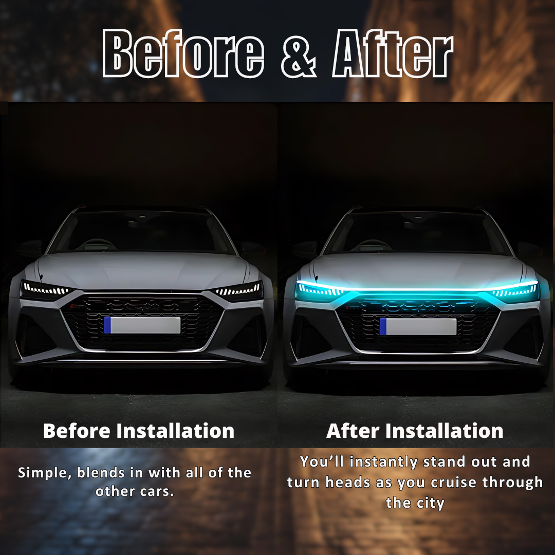 DIY Car Hood Light Strip