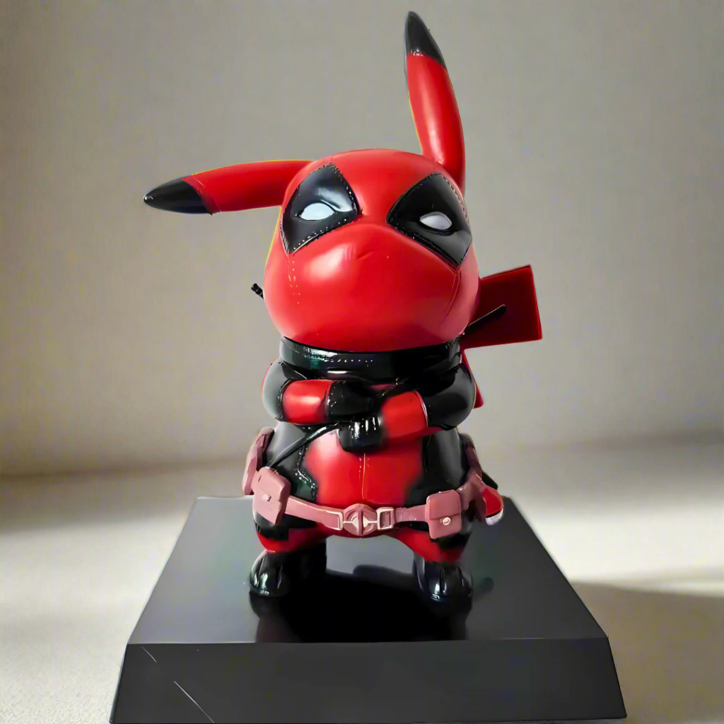 Pikachu Deadpool Crossover Figure