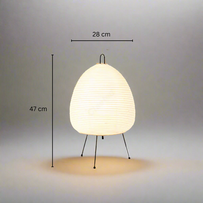 Japanese Rice Paper Table Lamp